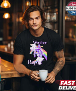 Hoshipieces Weather Report Jojos Painting t shirt