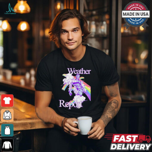 Hoshipieces Weather Report Jojos Painting t shirt