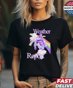 Hoshipieces Weather Report Jojos Painting t shirt