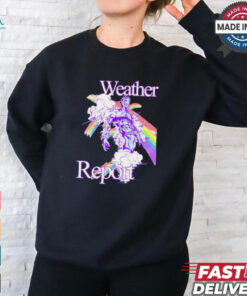 Hoshipieces Weather Report Jojos Painting t shirt