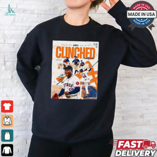 Houston Astros Clinched October Is Booked Postseason 2024 Poster t shirt