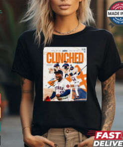 Houston Astros Clinched October Is Booked Postseason 2024 Poster t shirt