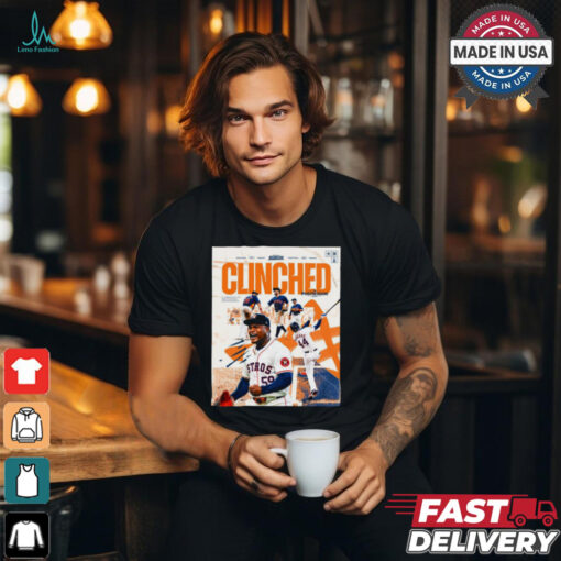 Houston Astros Clinched October Is Booked Postseason 2024 Poster t shirt