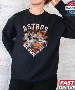 Houston Astros MLB 2024 Champions American League West Back To Back To Back We Own The West T shirt