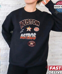 Houston Astros Pro Standard Navy Turn It Up Dropped Shoulder T Shirt