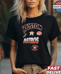 Houston Astros Pro Standard Navy Turn It Up Dropped Shoulder T Shirt