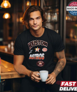 Houston Astros Pro Standard Navy Turn It Up Dropped Shoulder T Shirt