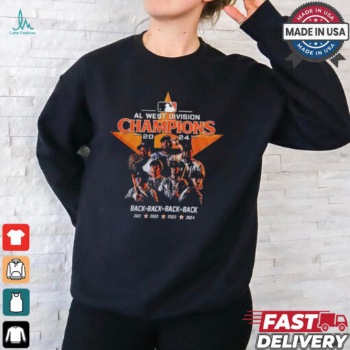 Houston Astros We Own The 2024 AL West Division Champions Back To Back Back To Back Shirt
