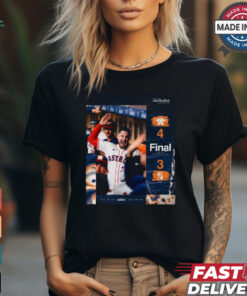 Houston Astros Win 4 3 Seattle Mariners Final Score September 24,2024 shirt