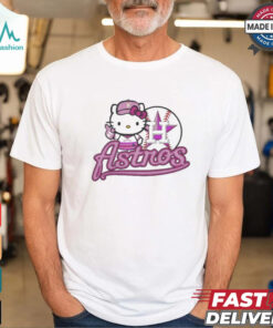 Houston Astros X Hello Kitty Pink Shirt