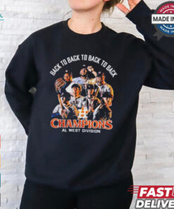 Houston Astros x American League West Champions 2024 – Back To Back To Back To Back Shirt