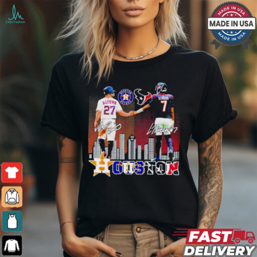 Houston Astros x Houston Texans Signature Skyline shirt