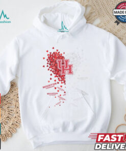 Houston Cougars Heart Shirt, hoodie, sweater, long sleeve and tank top Houston Cougars Heart Shirt