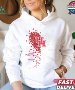 Houston Cougars Heart Shirt, hoodie, sweater, long sleeve and tank top Houston Cougars Heart Shirt