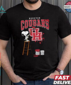 Houston Cougars Snoopy Painting Shirt