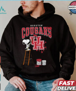 Houston Cougars Snoopy Painting Shirt