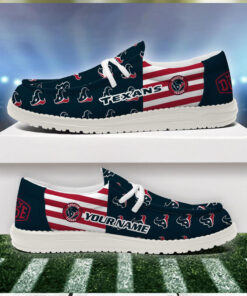 Houston Texans 2024 Version Personalized Hey Dude Shoes