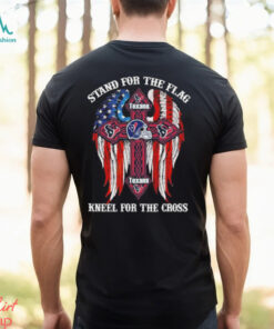 Houston Texans Stand For The Flag Kneel For The Cross 2024 T shirt