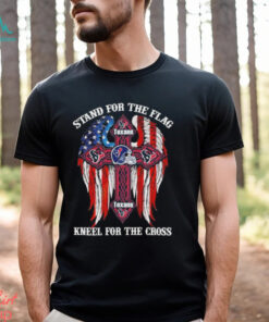 Houston Texans Stand For The Flag Kneel For The Cross 2024 T shirt