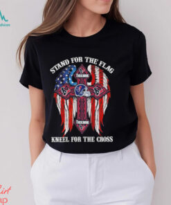 Houston Texans Stand For The Flag Kneel For The Cross 2024 T shirt