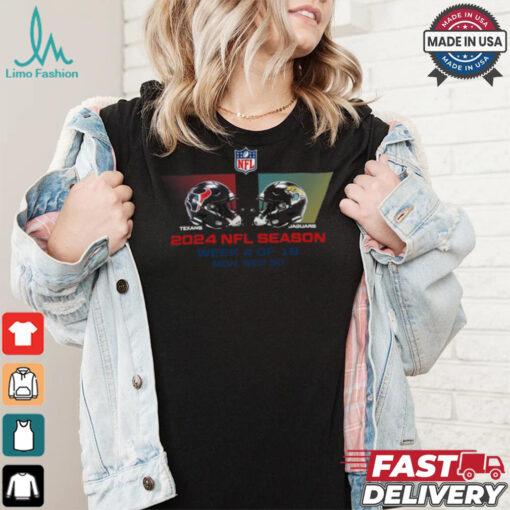 Houston Texans vs Jacksonville Jaguars NFL season week 4 2024 shirt