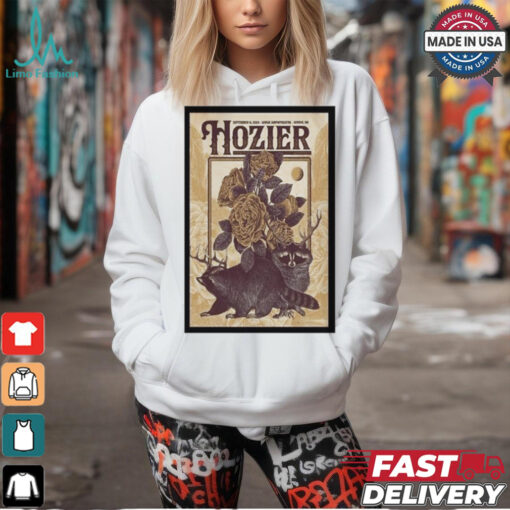 Hozier At Gorge Amphitheatre In George WA On September 6 2024 Concert Poster Shirt