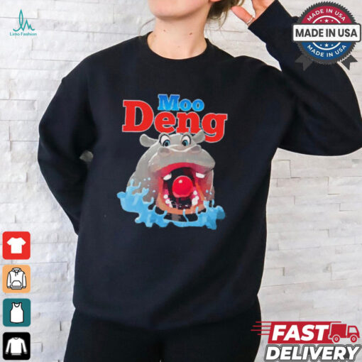 Hungry Moo Deng Painting t shirt