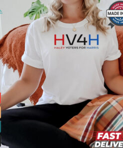 Hv4h Haley Voters For Harris Tee Shirt