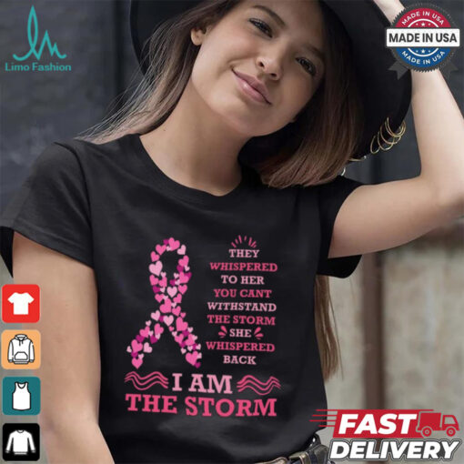 I Am The Storm Breast Cancer Ribbon T Shirt