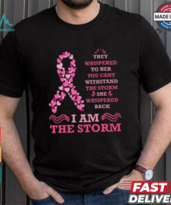 I Am The Storm Breast Cancer Ribbon T Shirt