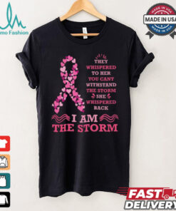 I Am The Storm Breast Cancer Ribbon T Shirt