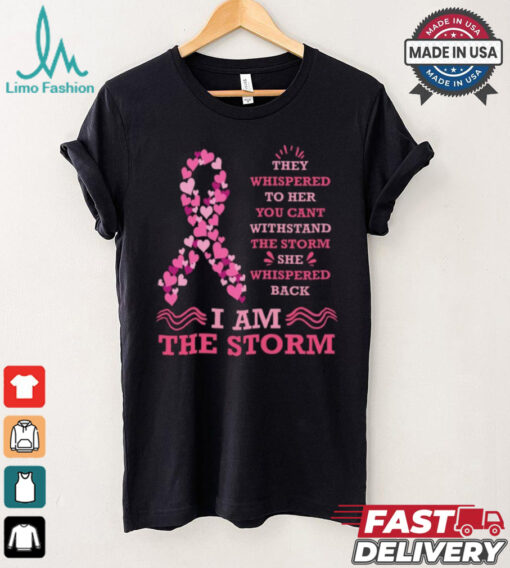 I Am The Storm Breast Cancer Ribbon T Shirt