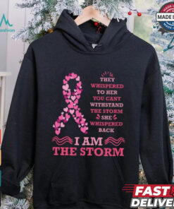 I Am The Storm Breast Cancer Ribbon T Shirt