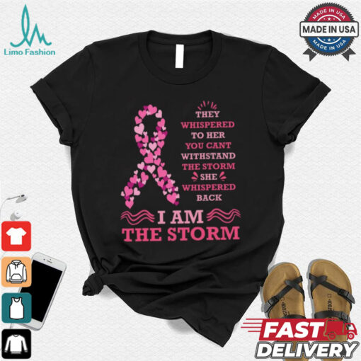 I Am The Storm Breast Cancer Ribbon T Shirt