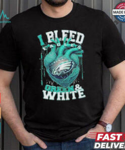 I Bleed Green Bay Packers Heart Shirt