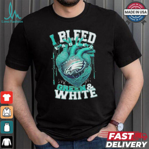 I Bleed Green Bay Packers Heart Shirt