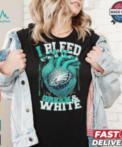 I Bleed Green Bay Packers Heart Shirt
