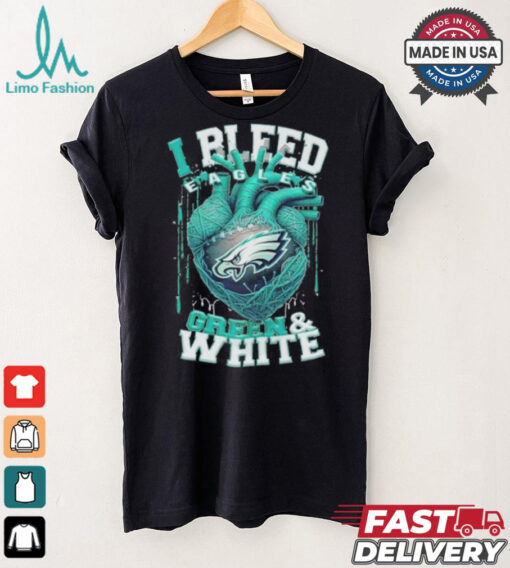 I Bleed Green Bay Packers Heart Shirt