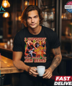 I support the right to arm bears retro shirt
