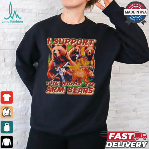 I support the right to arm bears retro shirt