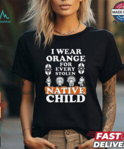 I wear orange for every stolen American native child indian pride shirt