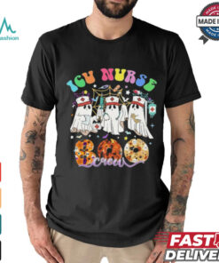 ICU Boo Crew Costume Funny Nurse Ghost Halloween Nursing shirt