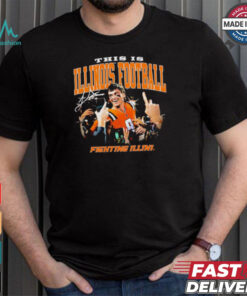 Illinois Fighting Illini Luke Altmeyer this is Illinois Football signature shirt