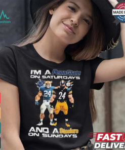 I’m A Penn State Nittany Lions On Saturdays Pittsburgh Steelers On Sundays t shirt
