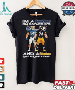 I’m A Penn State Nittany Lions On Saturdays Pittsburgh Steelers On Sundays t shirt