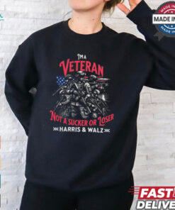 I’m a veteran not a sucker or a loser Harris walz T shirt