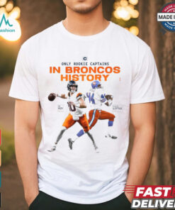 In Broncos history shirt