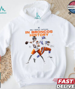 In Broncos history shirt