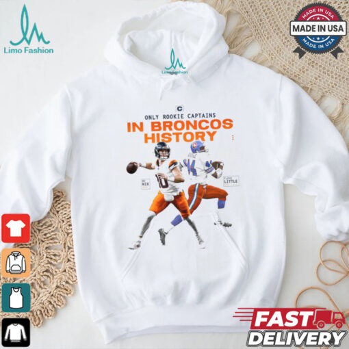 In Broncos history shirt