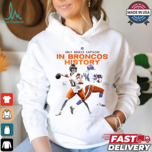 In Broncos history shirt